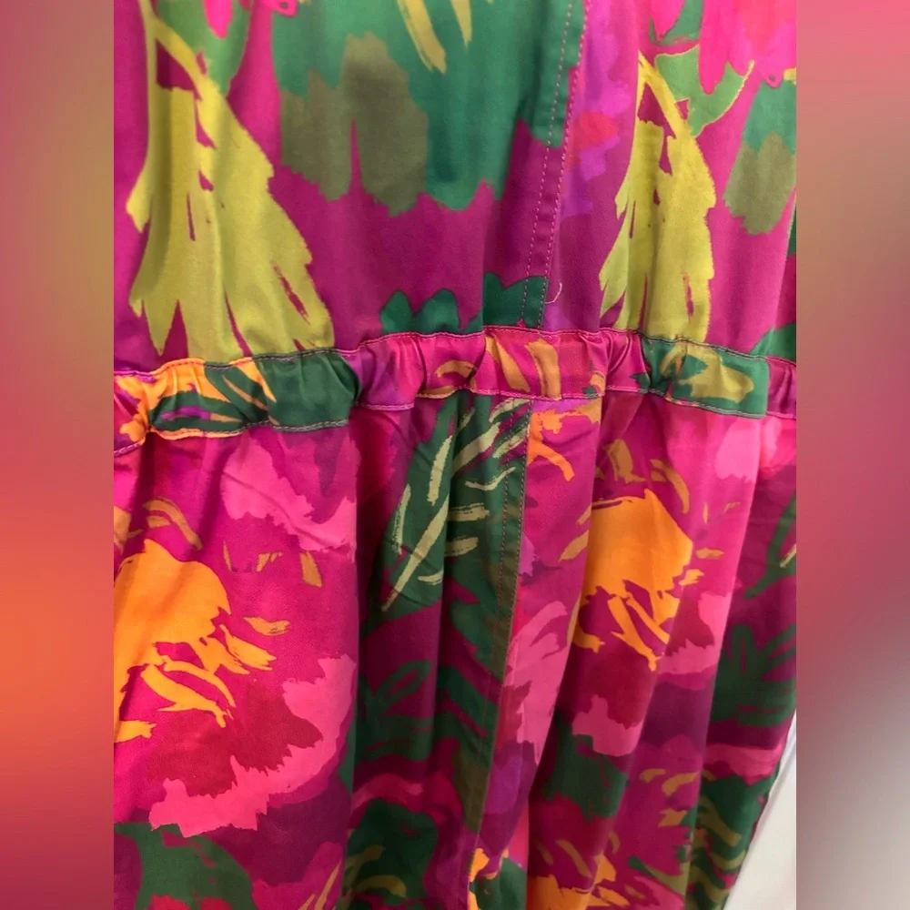 Colorful Floral Jumpsuit - Picture 4 of 12